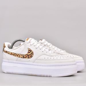 Nike Court Vision Alta Women's Size 10.5 Shoes Leopard Camo Swoosh Platform 8.5